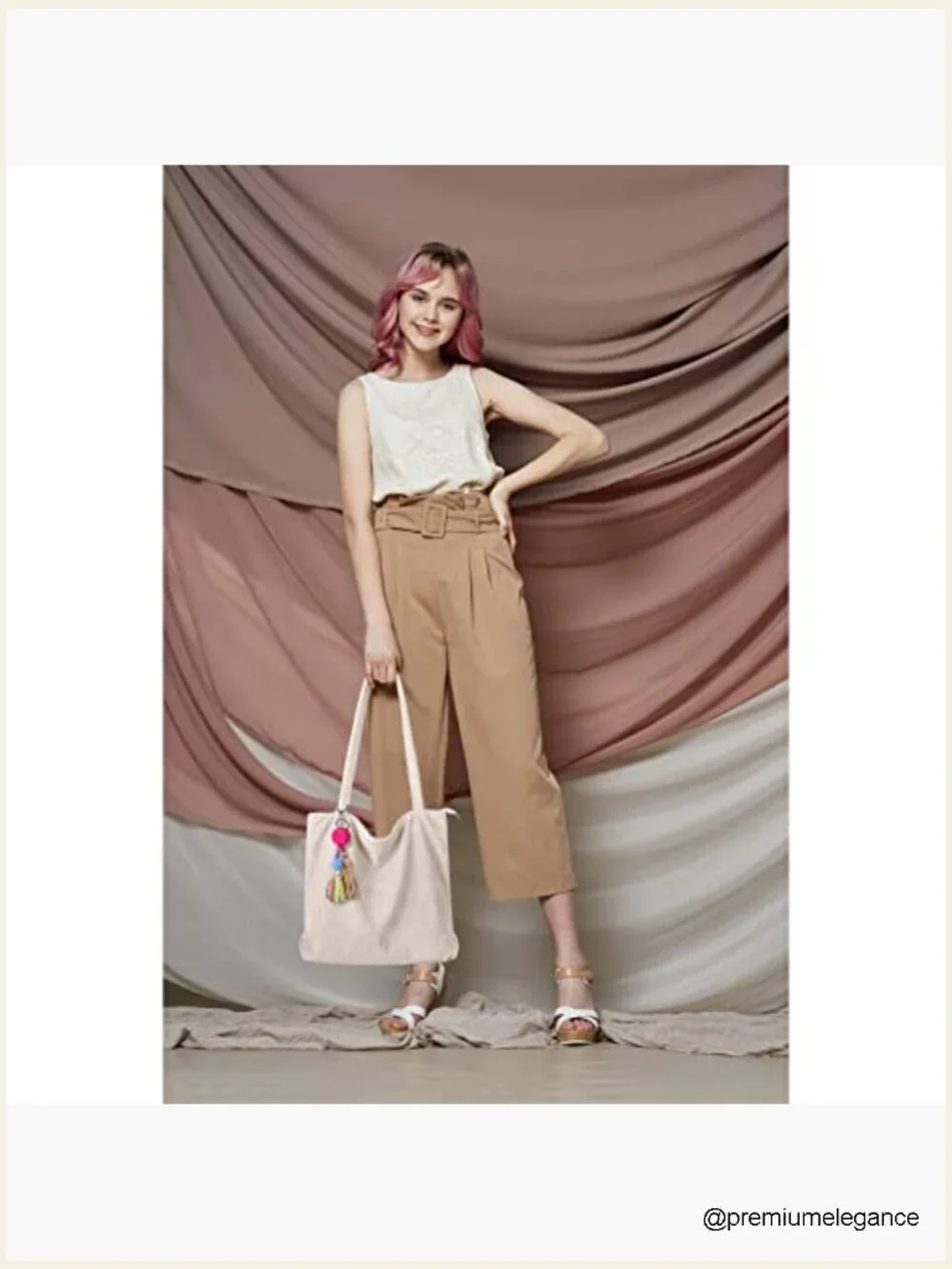 Large Corduroy Hobo Shoulder Bag Zip Closure Inner Pockets Work Travel